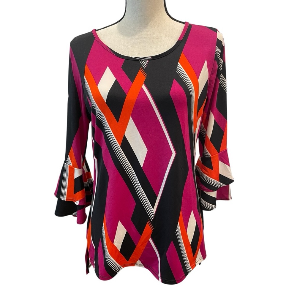Studio Works Geometric Print Top